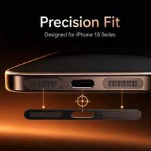 Anti-Dust Metal Speaker Net & Charging Port Protective Cover Compatible With Iphone 17 16 15 , Anti-Scratch Dust Mesh Guards Against Dust And Debris - Multicolor - View 5