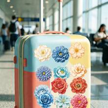 56pcs Colorful Floral Graffiti PET Stickers, Suitable For Decorating Journals, Phone Cases, Notebooks, Tablets, Skateboards, Guitars, Party Packaging, Water Bottles And Luggage - Multicolor - View 5