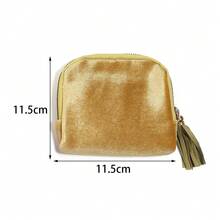 1pc 6-Layer Velvet Jewelry Storage Bag, Korean Velvet Material With Tassel Pendant, Multi-Function Jewelry Organizer Bag For Rings, Earrings, Necklaces, Travel And Home Jewelry Storage, Gift Box Bag - Storage Bag - View 8