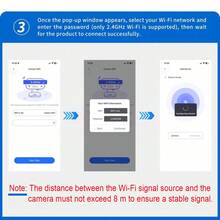 1/2/4pcs 2.4G WiFi Security Camera, Home Security Monitoring Device, 355° Panoramic View, Two-Way Audio, AI Motion Detection & Night Vision, Remote Control Support, Suitable For Indoor Environments. View Live Feed Anytime Anywhere Via APP, Indoor Security Camera Is An Ideal Choice For Christmas, Thanksgiving And Other Holidays - Multicolor - View 5