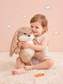 Boneka Kelinci Bertelinga Panjang yang Pemarah, Kelinci Ekspresi Marah, Boneka Kelinci Berbulu Keriting, Boneka Berbulu Wajah Melankolis, Teman Anak, Bantal Sofa, Dekorasi Kamar Unik, Hadiah Ulang Tahun yang Istimewa, Hiasan Meja, Properti Foto yang Lucu - MultiWarna - View 5