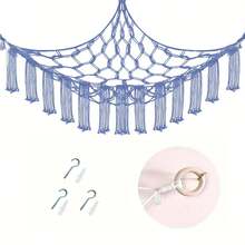 1/2pcs Plush Animal Doll Hammock Or Net Corner - Large Doll Hammock Net Suitable For Plush Animal Room Decor - Cute Plush Animal Storage Rack, Plush Doll Storage Rack - Essential Wall Bedroom Home Decor - Beige - View 10