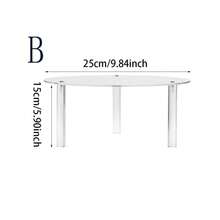 Acrylic Decorative Dessert Stand Round Cupcake Rack Acrylic Display Stand Birthday Wedding Decoration Transparent Dessert Display Rack - Clear - View 9