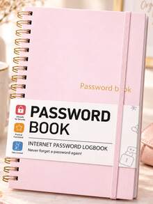 1pc Simple Password Book, Minimalist 52 Sheets Advanced Address Password Manager With Website Password Quick Access Username And Password Storage Perfect For Home Office Internet Computer Logins,Back To School Supplies Office Desk Accessories - Multicolor - View 13