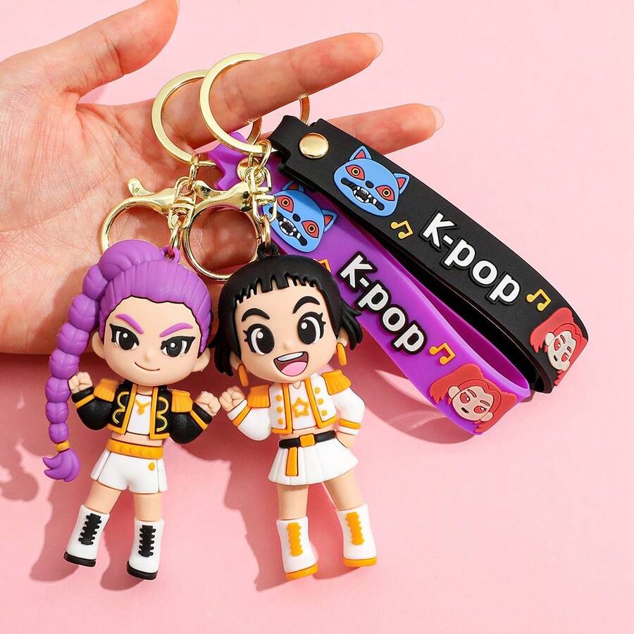 Hasbro New KPOP Demon Hunters Plush Derpy Keychain Pendant Korean - Multiple Styles - View 1