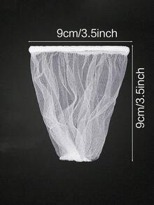 100pcs Disposable Sink Strainer Bags, Kitchen Sink Filter Mesh Anti-Clogging Elastic Garbage Bags, Fits Most Sink Strainer Sizes, Kitchen Supplies Kitchen Accessories Kitchen Tools - A - View 3