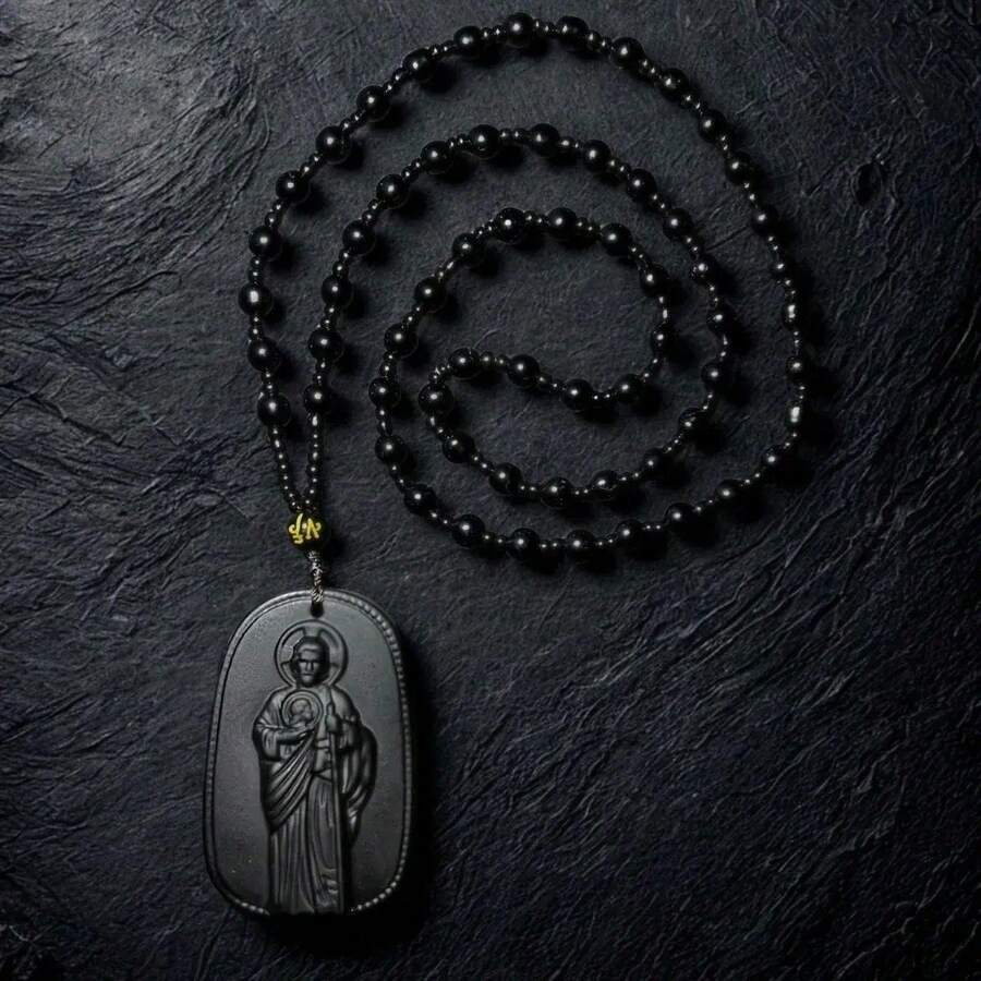 Women Pendant Necklaces - Black - View 1