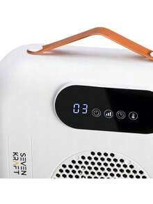 Adler مدفأة مروحة، مدفأة فضائية، مدفأة محمولة مع جهاز تحكم عن بعد - شاشة LED، 2000 واط، مؤقت 1-24 ساعة، وضع النفخ البارد، قابلة للتعديل 15-40 درجة مئوية، مقبض حمل، هادئة تحت 58 ديسيبل، بيضاء - قابس اتحاد أوروبي نوع E (220 إلى 240 فولت) - مشاهدة 9