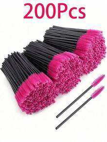 Disposable Eyelash Brush Mascara Wand Applicator For Eyelash Extensions, Eyebrows And Makeup 20/50/100/200/300Pcs - Multicolor - View 9