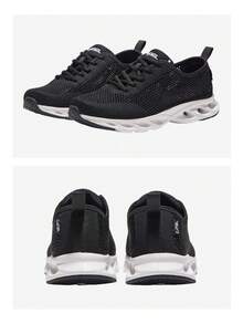 CAMEL CROWN Women's Casual Sports Shoes, Summer Breathable Mesh Comfortable Non-Slip Soft Bottom Slip-On Walking Shoes - Black - View 6