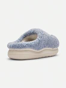 Balabala Boys Girls Warm Winter House Slippers Thick Soft Indoor Footwear - Gray Blue - View 5