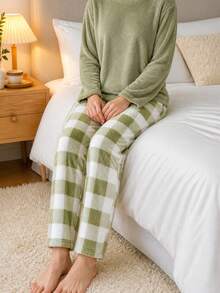 Women Pajama Sets - Green - View 3