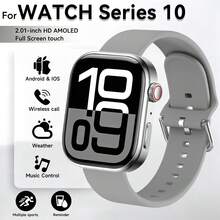 1pc 1.83-Inch Full Touch Screen Smart Watch, Unisex, Wireless Calling, Message Notification, Calorie & Distance Tracking, Multiple Sports Modes, Remote Camera, Music Control, Silicone Strap, Compatible With Android/IOS, Perfect Holiday Gift - Multicolor - View 13