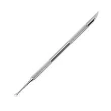 2-End Cuticle Pusher, Pre-Treatment Cuticle Pusher, Nail Art Dead Skin Remover Manicure Tool, Dead Skin Removal Tool, Suitable For Nail Cleaner Double-Sided Metal Stainless Steel Manicure (Silver) - Double-headed - View 7