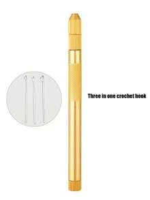 Aluminum Hook Needle Wig Making Tools Ventilation Needles For Lace Wigs Micro Ring Hair Crochet Needles Kit 3 Hook - View 9