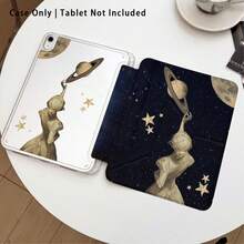 1件平板電腦保護殼附支架,行星、月亮、星星圖案,適用於 Honor 8/9/10/X8/X8A/X9/X8Pro/X9Pro/ MatePad Se 11 吋/MatePad 11 吋/11.5 吋,MatePad Pro/,Apple 10代/11代 2025 (A16)/11代 2025 (A16) 平板電腦 - 款式32 - 查看 3