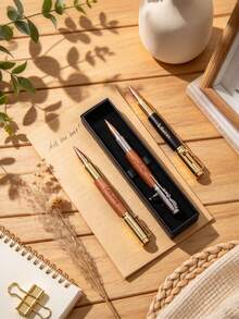 Custom Engraved Bullet Pen, Personalized Wooden Barrel Pen, New Police Officer Gift, Police Academy Graduation Gift, Military Gift - Multicolor - View 9