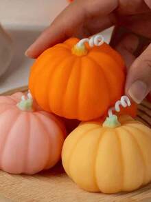 Halloween Pumpkin Scented Candle, Halloween Decoration, Halloween Decor, Cross-Border Holiday Girl Birthday Gift Party Favor, Realistic Pumpkin Candle - Halloween Candles - View 7