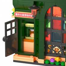 Vintage Home Appliances Building Blocks Set, Retro Classic Home Appliances Model Kit, Collectible Display Model Kit, Creative DIY Assembly Desktop Home Decoration, Gift Birthday, Christmas, 500+ PCS - Multicolor - View 5