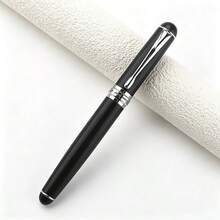 Jinhao 9019 Fountain Pen Matte Black Metal Large Capacity Ink Pen F Nib Business Office Writing Gift Pen - 9019 - View 6