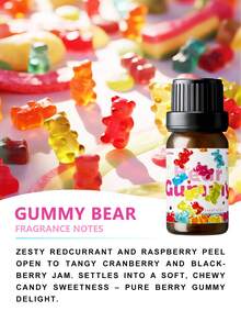 EMBRACEX. 10ml 軟糖熊香氛精油 - 用於蠟燭、手工皂製作、芳香療法、擴香機、家居護理與加濕器，臥室居家香氛精油，適合日常使用，節日禮物 - 小熊軟糖 - 查看 3