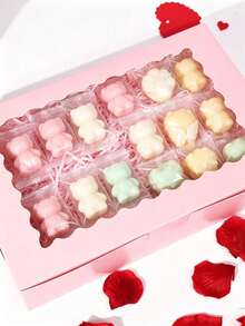 10PCS/5pcs/1PCBakery Boxes, 9.5*6.1*3 Inches, Large White Cookie Boxes, Auto Pop-Up Treat Boxes With Window For Pies, Muffins, Donuts, And Pastries, Party, Holiday, Wedding, Birthday - White - View 7