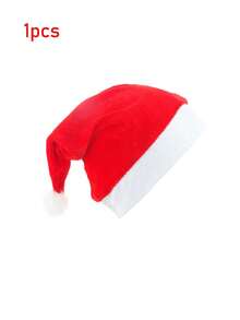 10pcs/5pcs/3pcs/2pcs/1pc Santa Claus Soft Wool Christmas Hat - Red, Machine Washable, Perfect For Holiday Parties And Decorations, Christmas Decor. Christmas Gift. Family Hat Suitable For Boys And Girls - Multicolor - View 15