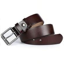 1pc Western Cowboy Men's Belt - With Square Alloy Buckle - Ideal Gift For Any Occasion - ZH029 - View 14