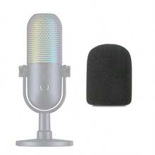 Seiren V3 Chroma Microphone Pop Filter - Foam Windscreen For Seiren Mini Live Streaming Microphone, Blocks Plosive Sounds - one-size - View 9