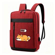 A Campus Backpack With Cat Pattern Print For Boys, Business Backpack, Multiple Colors Available, Girls Backpack, Suitable For Campus, Short Trips, Student Campus, Daily Commute And Work, Large Capacity Compartment For Laptop And Various Learning Supplies, All Season Use - Backpack - View 8