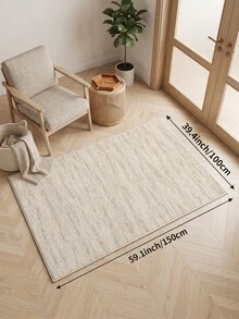 1 buah Karpet Ruang Tamu Minimalis Berwarna Krem dengan Tekstur Mirip Kasmir, Lembut, Anti Selip, dan Tahan Aus, Cocok untuk Ruang Tamu, Kamar Tidur, Dekorasi Liburan, Kantor, Keset Anti Selip, Kamar Mandi, Lorong, dan Area Belajar. - Krem - View 16