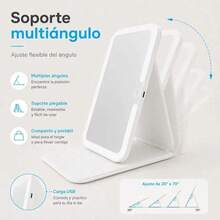 Led Makeup Mirror - White - View 6