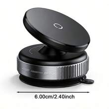 360° Adjustable Vacuum Magnetic Cell Phone Holder For Car/Gym/Mirror/Smooth Surface Hands-Free Suction Cup Cell Phone Holder, Compatible With All Smart Phones - 1pc - View 10