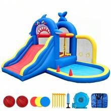 Kids Inflatable Bouncers - Blue - View 1