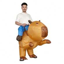 1pc (Blower Not Included) Capybara Costume/Stage Performance Prop Costume/Daily Funny Performance/Holiday Gift - Multicolor - View 2