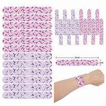 Hasbro 12pcs Random Color Demon Hunter Group Slap Bracelets Kpop Demon Pattern Wristbands Party Theme Birthday Gifts - Multi-color - View 1