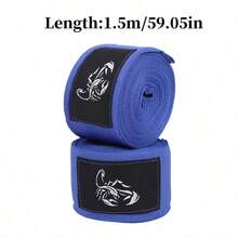 1 Pair Boxing Hand Wraps Elastic Hand Bandage, Muay Thai Combat Fighting Sanda Sports Protective Gear, Breathable And Sweat-Absorbing, Suitable For Boxing Sports, Boxing Training, Multiple Colors Available, Personalized Boxing Hand Wraps - Multicolor - View 18