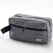 NEWHEY Men's Travel Toiletry Bag, Portable Water-Resistant Cosmetic Organizer Bag With Handle, Multi-Compartment Shaving Storage Bag, Suitable For Bathroom, Gym, Vacation Travel - Multicolor - View 6