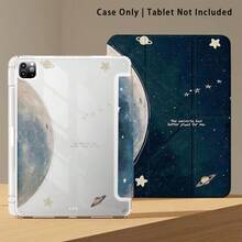 1件平板電腦保護殼附支架,月亮與星星圖案,適用於 Honor 8/9/10/X8/X8A/X9/X8Pro/X9Pro/MatePad SE 11"/MatePad 11"/11.5"/MatePad Pro/Apple 10th Gen/11th Gen 2025 (A16)/11th Gen 2025 (A16) 平板電腦 - 款式26 - 查看 7