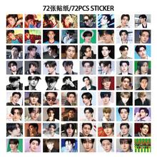 friendsheep 127pcs THE SIN : BLISS Holographic Laser Collectible Card Sticker Set, K-Pop Boy Band Merchandise, Member SUNGHOON, THE SIN : BLISS Album Exclusive Card Bonus, High-Definition Double-Sided Printed Pattern, Fan Support Collection Commemorative, Scrapbook Decoration Sticker, Boxed Storage, Halloween Gift, Perfect Gift - Multicolor - View 3