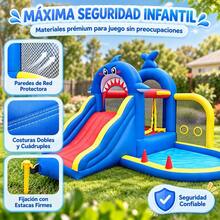 Kids Inflatable Bouncers - Blue - View 5