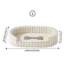 1pc Pet Bed For Cats And Dogs, Winter Warmth And Insulation, Suitable For Small, Medium And Large Pets, Plush Material With High-Density Sponge, Fast Rebound, Semi-Enclosed Bottom, Anti-Slip And Moisture-Proof, Puppy House, Kitten House - Multicolor - View 21