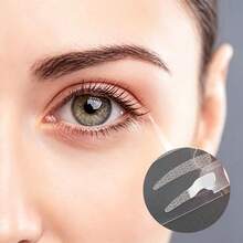 320PCS/Handle Eye Corner Adjustment Training Patches - Ultra-Thin Invisible Facial Eye Corner Training Patches - Makeup Compatible - Improve Small Eyes - Local Adjustment Of Eye Corner And Eye Tail Size - Handle Design; Easy To Grip - Half-Cut Style; Local Facial Training Patches - Daily - Natural - Makeup - Dressing - Travel - Swimming - Unisex - Large Capacity - Invisible Facial Training Band/Training Patches - Gift - Multicolor - View 1