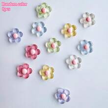 6/8/12pcs Vibrant Cute Flower Fridge Magnets, Suitable For Home Kitchen Office Whiteboard Decoration, Home Decor, Room Decor, Refrigerator Kitchen Magnets, Gift For Friends And Family - Multicolor - View 7