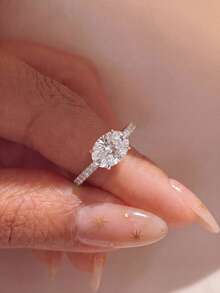 1件優雅女款戒指 高品質珠寶 婚戒 新娘珠寶 週年禮物 - 戒指5 - 查看 3