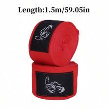1 Pair Boxing Hand Wraps Elastic Hand Bandage, Muay Thai Combat Fighting Sanda Sports Protective Gear, Breathable And Sweat-Absorbing, Suitable For Boxing Sports, Boxing Training, Multiple Colors Available, Personalized Boxing Hand Wraps - Multicolor - View 19