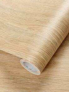Natural Realistic Wood Grain Self-Adhesive Wallpaper, Removable Wallpaper, Suitable For Table, Wardrobe, Cabinet Decoration - Yellow Oak - View 15