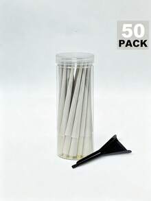 Set Cone Pra-Gulung 1000/200/100/50/30/8pcs | Cone Pra-Gulung Multiwarna Pembakaran Lambat 110mm + Filter + Isi | Tabung Kemasan Berkualitas Tinggi | Hadiah Sempurna untuk Perokok, Hari Ayah - View 22
