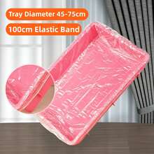 100pcs/Set Disposable Plastic Liners, Suitable For Pet/Toilet Pads, Bird Cage/Rabbit Cage, Transparent Plastic Parrot Cage Liner Bags, Cat Litter Bags, Liners, Suitable For Canary, Finch, Parrot Bird Cage And Rabbit, Guinea Pig Cage Accessories Thin Film Cover Cleaning Pads - View 9