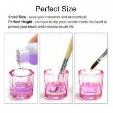 1pc Nail Color Mixing Bowl, Nail Monomer Liquid Bowl, Nail Powder Container, Nail Supplies - Multicolor - View 3